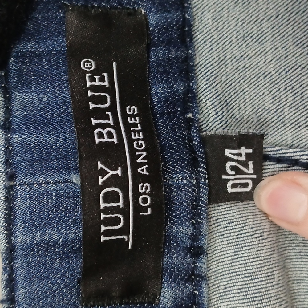 Judy Blue Denim Jogger 0/24 medium wash - Picture 5 of 8